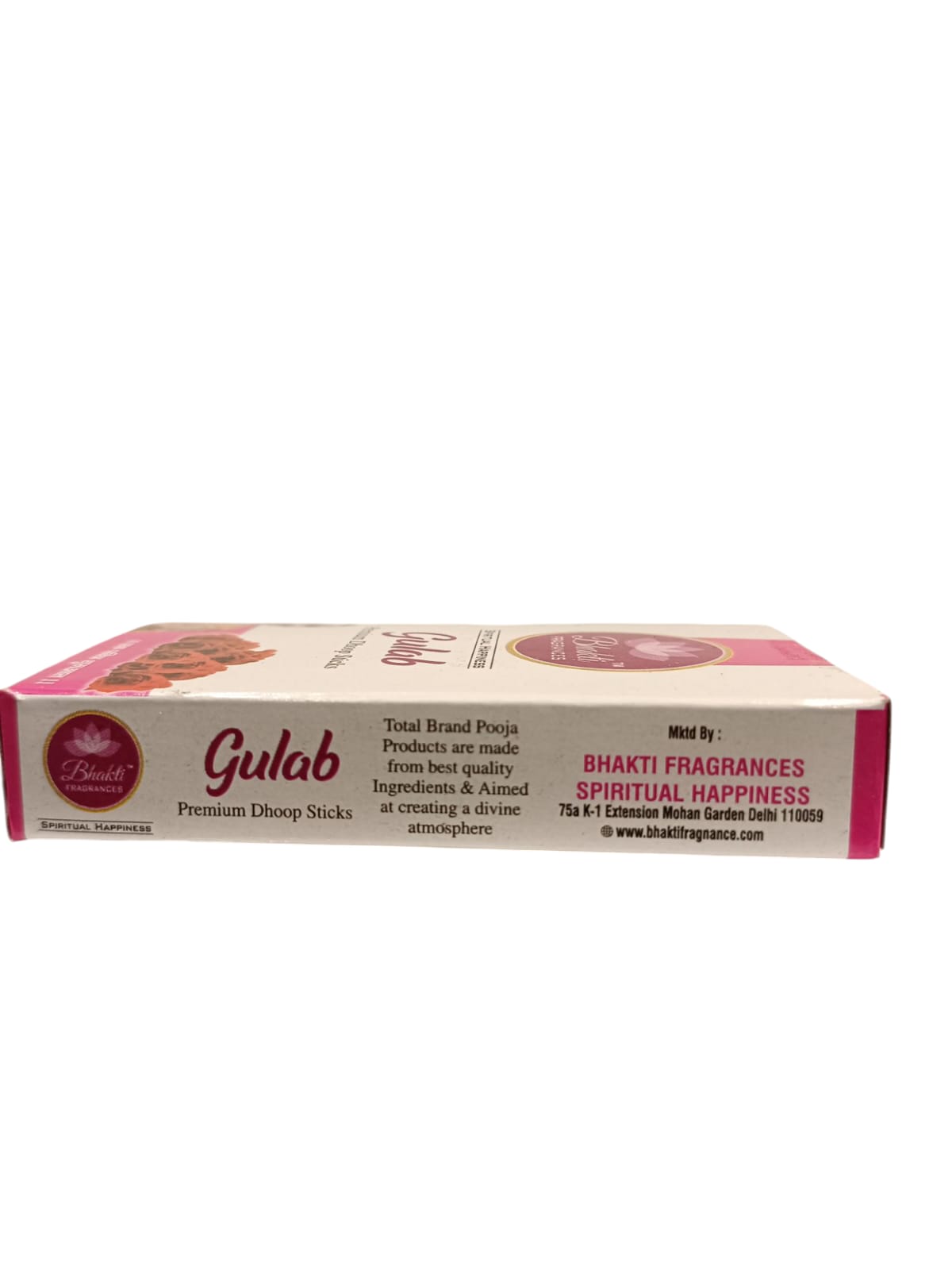 Bhakti Fragrances Gulab Premium Dhoop Sticks, Pack of 12 view 3
